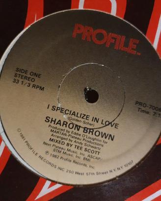 vinile lp Profile Sharon Brown I specialize inlove