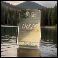James Bond 007 No Time To Die lingotto argento 1oz