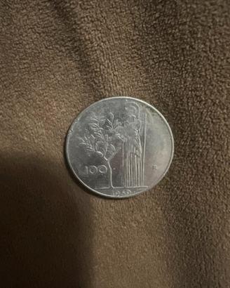 Moneta 100 lire 1959