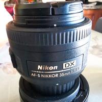 obiettivo nikon 35 mm fisso 