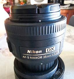 obiettivo nikon 35 mm fisso 
