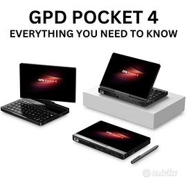GPD POCKET 4 - 64 GB 2 TB - NUOVO CON GARANZIA