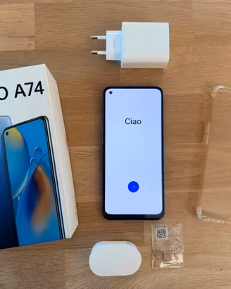 Oppo A74 4G 128gb temuto benissimo