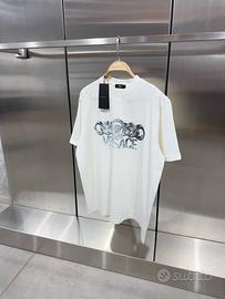 T-shirt Versace bianca e nera