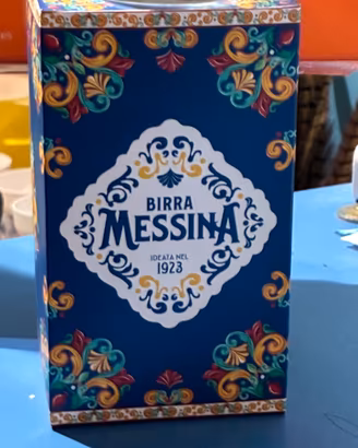 Bicchiere birra messina