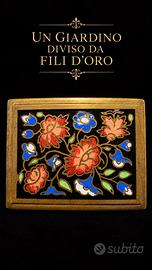 Antica spilla cloisonne anni 30 40 smalti