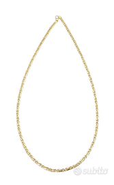 Collana uomo a fantasia in oro giallo 18 kt.