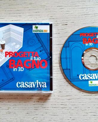 CD-ROM Progetta il tuo Bagno in 3D - Casaviva 