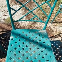 6 sedie da giardino vintage 