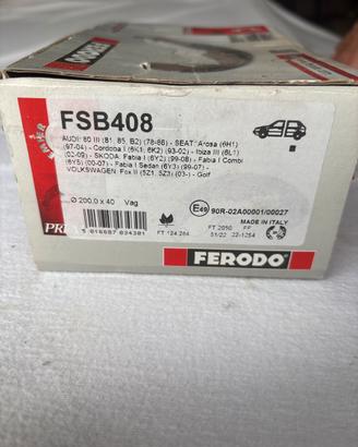 Ganasce ferodo nuove wolkswagen, skoda