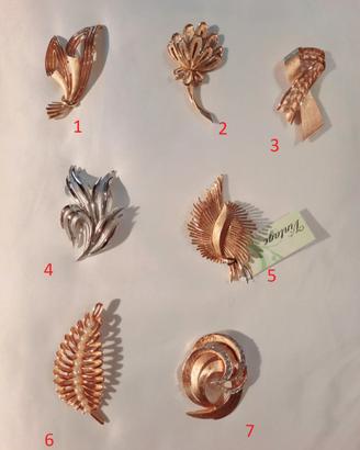 Spille Trifari Vintage con diverso disegno