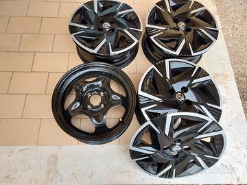 Cerchi ferro (acciaio) Nissan Micra K14 da 16"