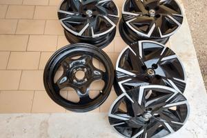 Cerchi ferro (acciaio) Nissan Micra K14 da 16"