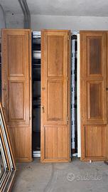 TRE BALCONI IN LEGNO ALLUMINIO