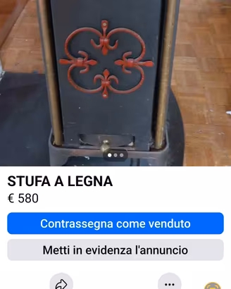  Stufa a Legna Artigianale