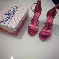 Sandalo FUXIA 38 usato una voltaa