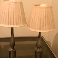 Abat-jour di peltro antiche