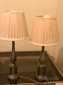 Abat-jour di peltro antiche