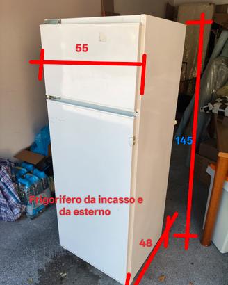frigo da incasso ed esterno