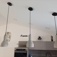 lampade a sospensione in cemento 