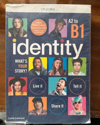 Libro di inglese identity