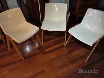Set 3 sedie vintage PLURIMA by P.Orlandi & R.Lucci