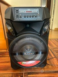Cassa Trevi XFEST 1200W Bluetooth ritiro a mano