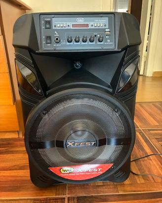Cassa Trevi XFEST 1200W Bluetooth ritiro a mano