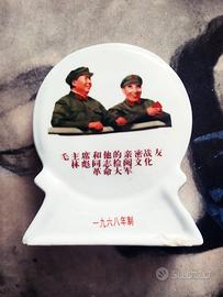porcela cinese anni 60 mao tse tung