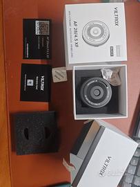 obbiettivo viltrox 28mm 4.5 attaco fujifilm X