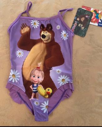Costume intero bimba Masha e Orso