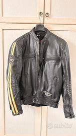 Giacca moto in pelle