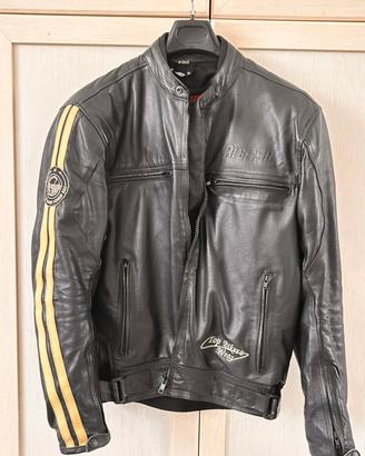Giacca moto in pelle