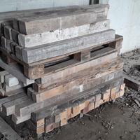 travi in legno e taglia betonelle 