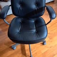 Sedia girevole con ruote da ufficio