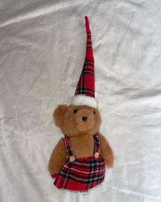 Orsacchiotto di peluche natalizio