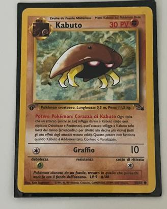 Carta Pokemon Kabuto