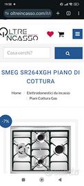 Smeg Piano Cottura Gas 4 fuochi 