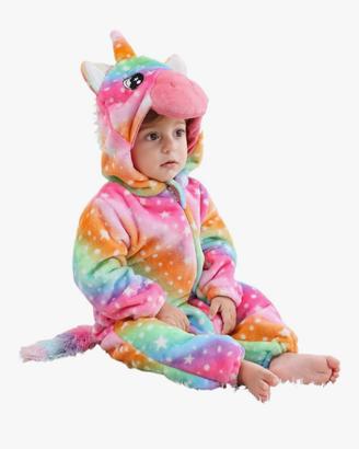 Tuta carnevale unicorno 24-30 mesi