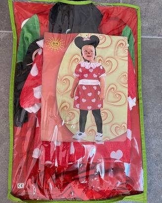 VESTITO CARNEVALE TOPOLINA 3-4 ANNI