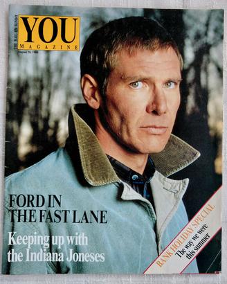 Rivista YOU MAGAZINE 1988 Harrison Ford + Inserti