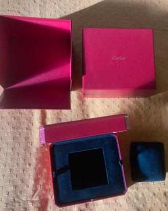 Scatola Cartier orologio