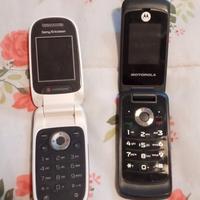 Cellulare sportellino Motorola e Sony Ericsson
