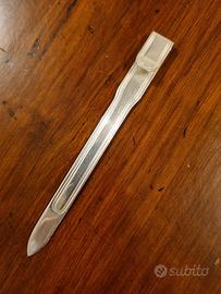 Tagliacarte / segnalibro argento 800 stile inglese