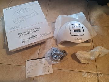 Lampada uv unghie professionale + accessori