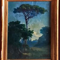 Quadro olio autore  Cherubini