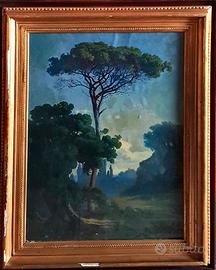 Quadro olio autore  Cherubini