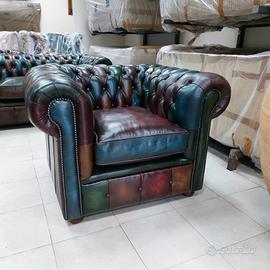 Poltrona chesterfield club Arlequin Patchwork 