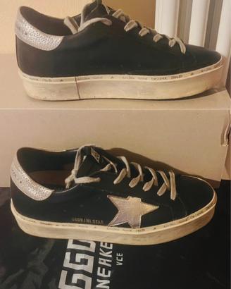 Golden Goose Hi Star nero grigio 36