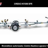 Carrello rimorchio cresci n750 senza freni sfr
